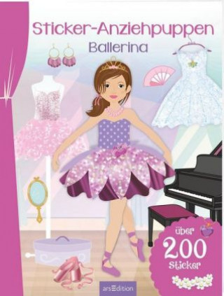 Kniha Sticker-Anziehpuppen Ballerina Eva Schindler