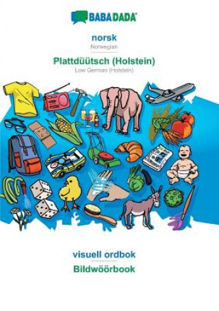 Könyv BABADADA, norsk - Plattduutsch (Holstein), visuell ordbok - Bildwoeoerbook Babadada GmbH