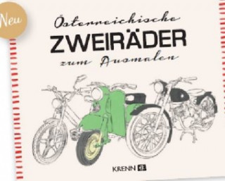 Kniha Österreichische Zweiräder zum Ausmalen Hubert Krenn