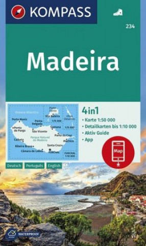 Nyomtatványok Madeira 234 NKOM 1:50T Kompass-Karten Gmbh