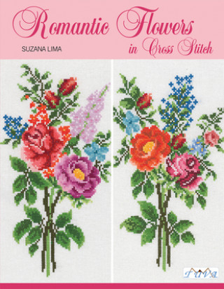 Книга Romantic Flowers in Cross Stitch Suzana Lima