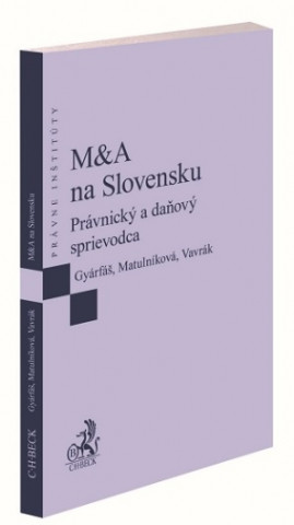 Könyv M&A na Slovensku Juraj Gyárfáš