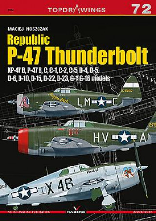 Książka Republic P-47 Thunderbolt Xp-47b, B, C, D, G Maciej Noszczak