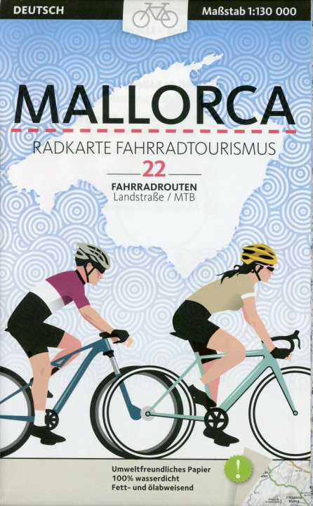 Carte Mallorca, Radkarte Fahrradtourismus Joan Esteve
