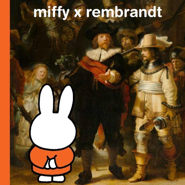 Книга miffy x rembrandt 