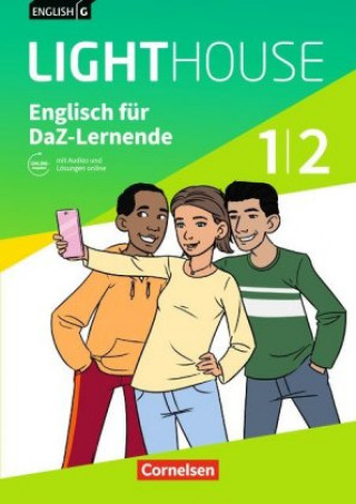 Könyv English G LIGHTHOUSE 01/02: 5./6. Schuljahr. Englisch-Module für DaZ-Lernende. Arbeitsheft mit Audios und Lösungen online Priscilla Lavodrama