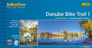 Tiskanica DANUBE BIKE TRAIL 1 DONAUESCHINGEN TO PA Esterbauer Verlag