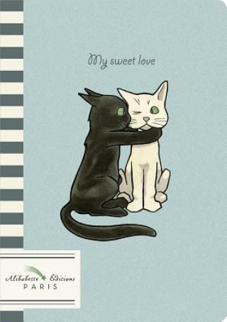 Kniha My Sweet Love: 1920's Postcard - Two Cats in Loe Alibabette Editions