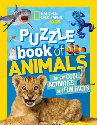 Книга National Geographic Kids Puzzle Book: Animals National Geographic Kids