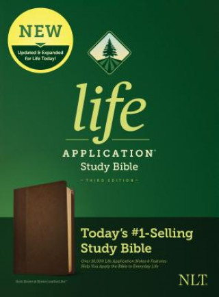 Livre NLT Life Application Study Bible, Third Edition (Leatherlike, Dark Brown/Brown) Tyndale