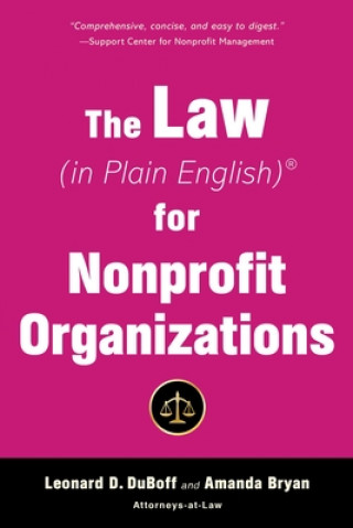 Carte The Law (in Plain English) for Nonprofit Organizations Leonard D. Duboff