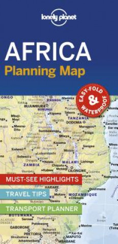 Tiskanica Lonely Planet Africa Planning Map Lonely Planet