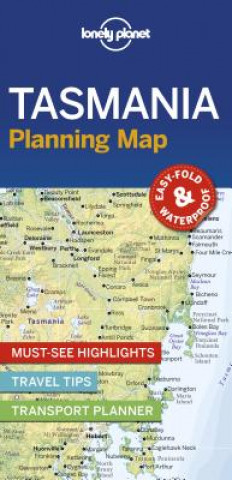 Materiale tipărite Lonely Planet Tasmania Planning Map Lonely Planet