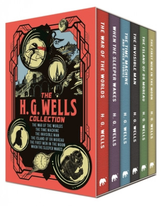 Book The H. G. Wells Collection: Deluxe 6-Volume Box Set Edition Herbert George Wells