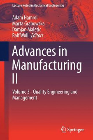 Buch Advances in Manufacturing II Adam Hamrol