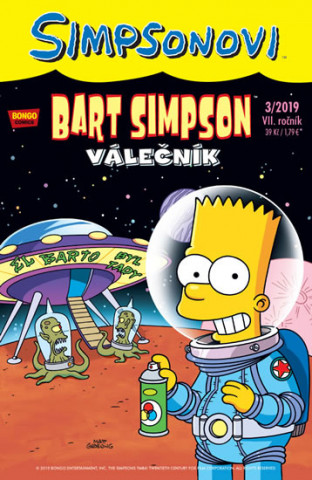 Książka Bart Simpson Válečník collegium