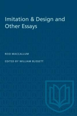 Βιβλίο IMITATION AMP DESIGN AND OTHER ESSAYS William Blissett