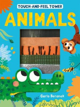 Книга Touch-and-feel Tower Animals Patricia Hegarty