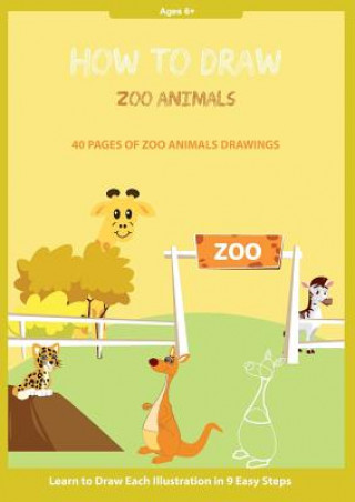 Kniha How to Draw Zoo Animals Thomas Media