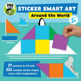 Książka Sticker Smart Art: Around the World Pbs Kids