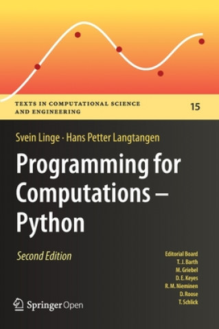 Könyv Programming for Computations - Python Svein Linge