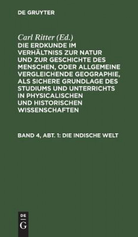 Carte Indische Welt Carl Ritter