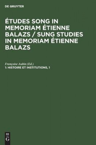 Kniha Histoire et institutions, 1 Françoise Aubin