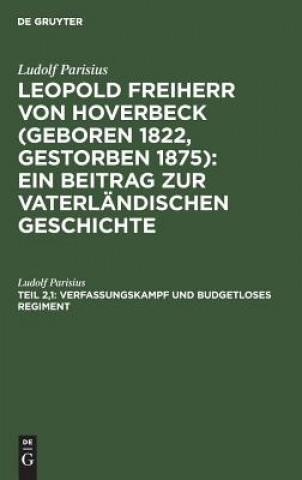 Knjiga Verfassungskampf und budgetloses Regiment Ludolf Parisius