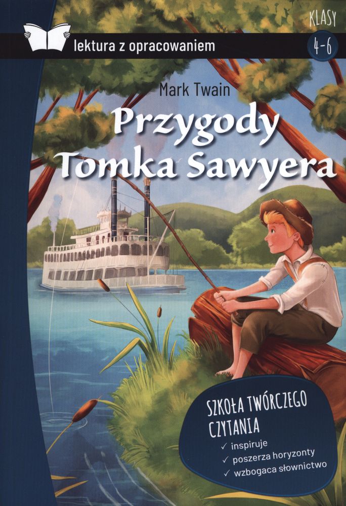 Книга Przygody Tomka Sawyera Lektura z opracowaniem / SBM Mark Twain