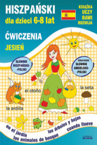 Książka Hiszpański dla dzieci 6-8 lat Ćwiczenia Jesień Jewiak Hanna