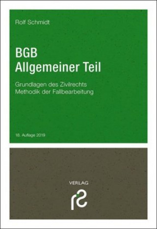 Carte BGB Allgemeiner Teil Rolf Schmidt
