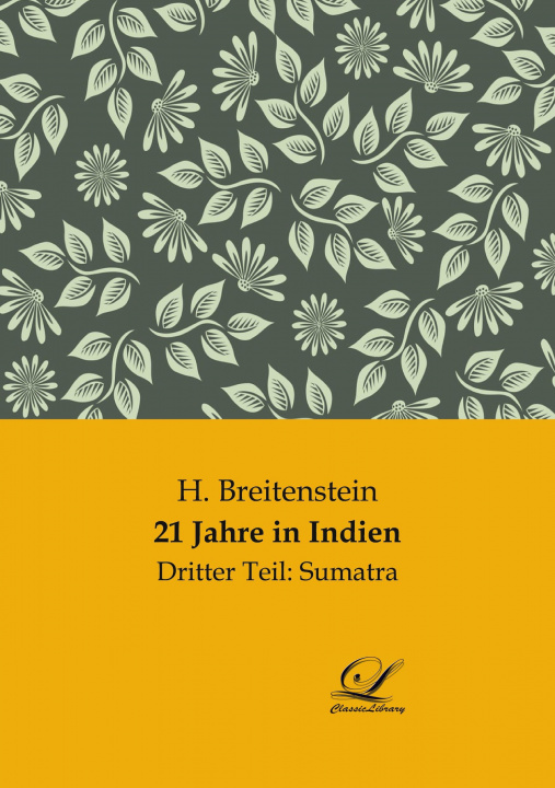 Kniha 21 Jahre in Indien H. Breitenstein