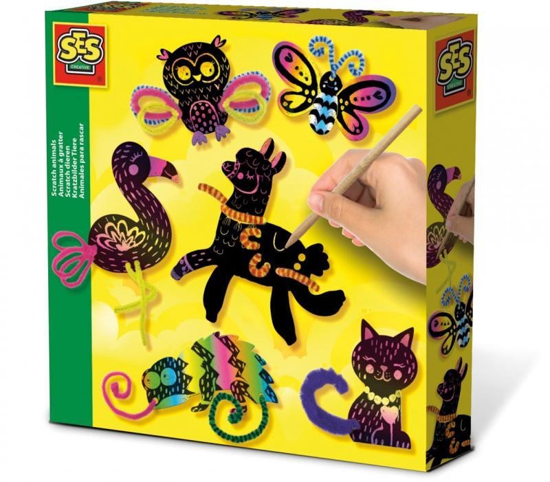 Game/Toy Kreatywna zabawa - Zwierzątka zdrapywanki 