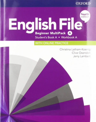 Carte English File Fourth Edition Beginner Multipack A Clive Oxenden