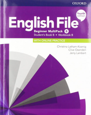 Kniha English File Fourth Edition Beginner Multipack B Clive Oxenden