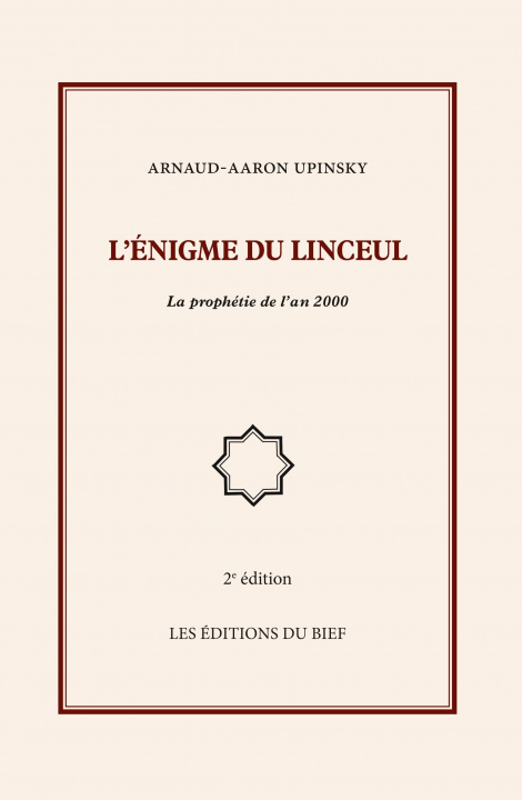 Kniha L'énigme du linceul Arnaud-Aaron Upinsky
