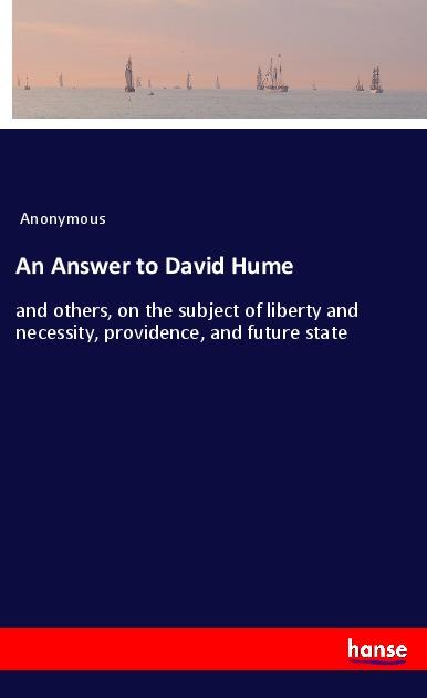 Kniha An Answer to David Hume 