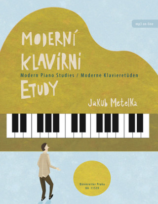 Book Moderní klavírní etudy Jakub Metelka