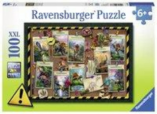 Gra/Zabawka Dinosaurier Sammlung Puzzle 100 Teile XXL 