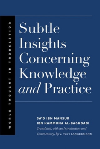 Buch Subtle Insights Concerning Knowledge and Practice Sa'd Ibn Mansur Ibn Kammuna Al-Baghdadi