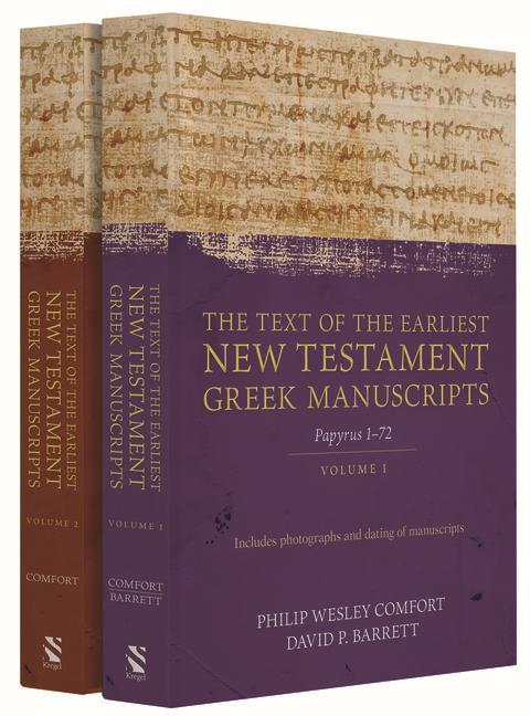 Książka The Text of the Earliest New Testament Greek Manuscripts, 2 Volume Set Philip Comfort