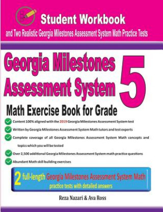 Knjiga Georgia Milestones Assessment System Math Exercise Book for Grade 5: Student Workbook and Two Realistic Gmas Math Tests Ava Ross