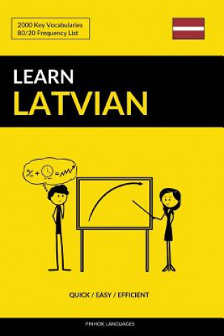 Kniha Learn Latvian - Quick / Easy / Efficient Pinhok Languages