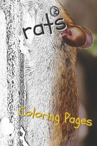 Книга Rat Coloring Pages: Beautiful Rats Drawings for Kids and for Adults Relaxation Coloring Pages