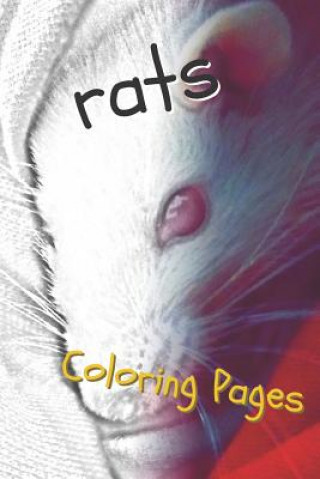 Книга Rat Coloring Pages: Beautiful Rats Drawings for Kids and for Adults Relaxation Coloring Pages