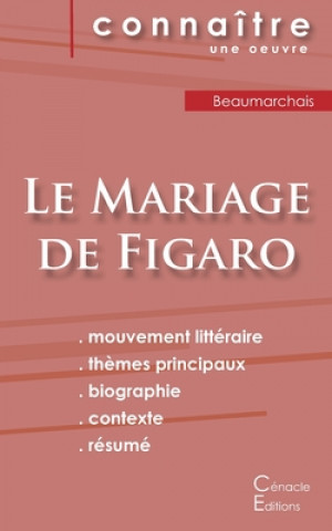 Kniha Fiche de lecture Le Mariage de Figaro de Beaumarchais (Analyse litteraire de reference et resume complet) Beaumarchais