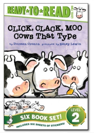 Książka Click, Clack! Ready-To-Read Value Pack: Click, Clack, Moo; Giggle, Giggle, Quack; Dooby Dooby Moo; Click, Clack, Boo!; Click, Clack, Peep!; Click, Cla Doreen Cronin