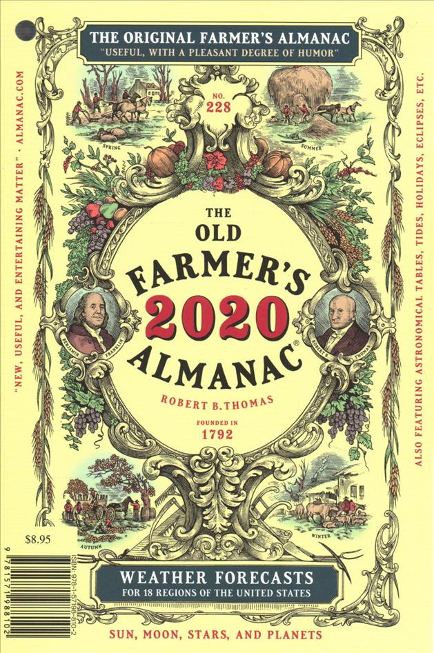 Könyv The Old Farmer's Almanac 2020 Old Farmer's Almanac