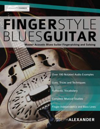 Book Fingerstyle Blues Guitar Joseph Alexander