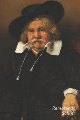 Könyv Rembrandt Schrift: Portret Van Een Oude Man - Ideaal Voor School, Studie, Recepten of Wachtwoorden - Stijlvol Notitieboek Voor Aantekenin Studio Landro